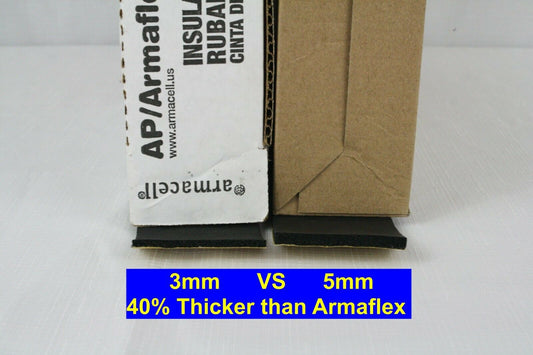 Bellsafe Tape Self-Sealing HVAC Rubber Pipe Insulation 2"x 3/16"x 32ft Armaflex