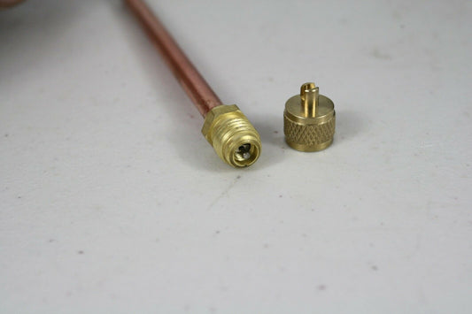 Air Conditioner Refrigeration Fridge AC Filling Service Access Valve 1/4 x 4"