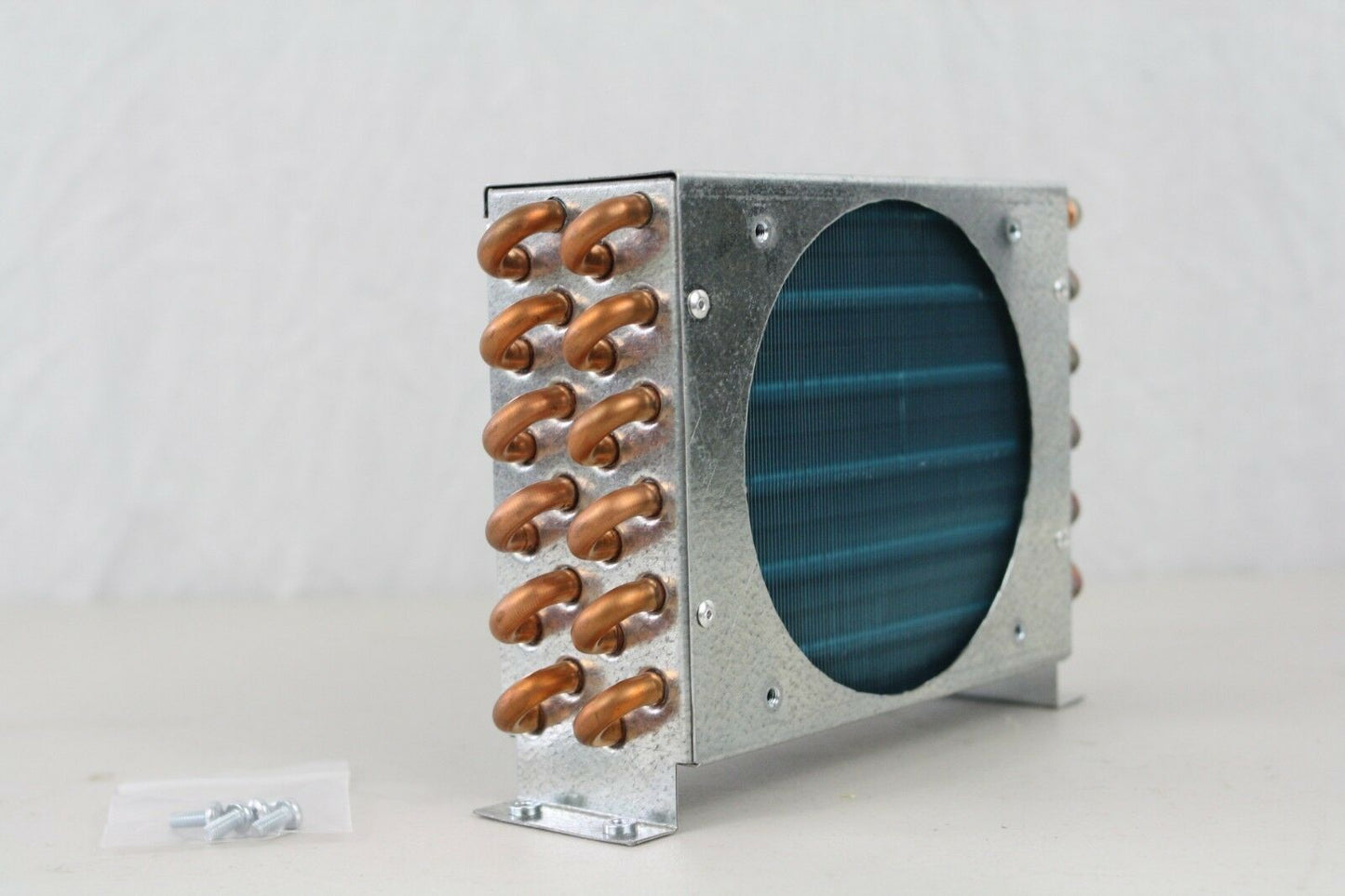 Air cooled Evaporator Condenser 625W 120x120mm 4 row 1/4" tube Copper/Aluminium