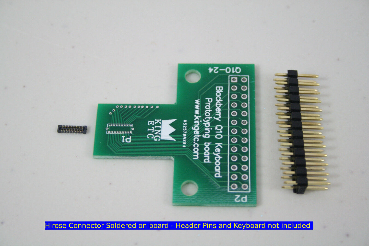 Q10 keyboard prototyping board assembled