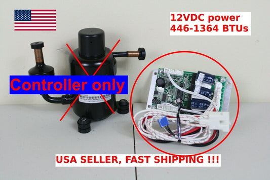 CONTROLLER ONLY FOR Mini Refrigeration Compressor QX19-12 R134a 12V DC