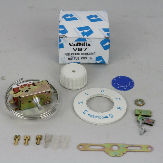 VB7 Thermostat 2-pins KIT Chiller Keg Refrigerator with Bracket Dial K50-P1118