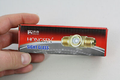 Sight Glass 1/4 Flaired SGN-1/4SAE Moisture Indicator Refrigeration HVAC