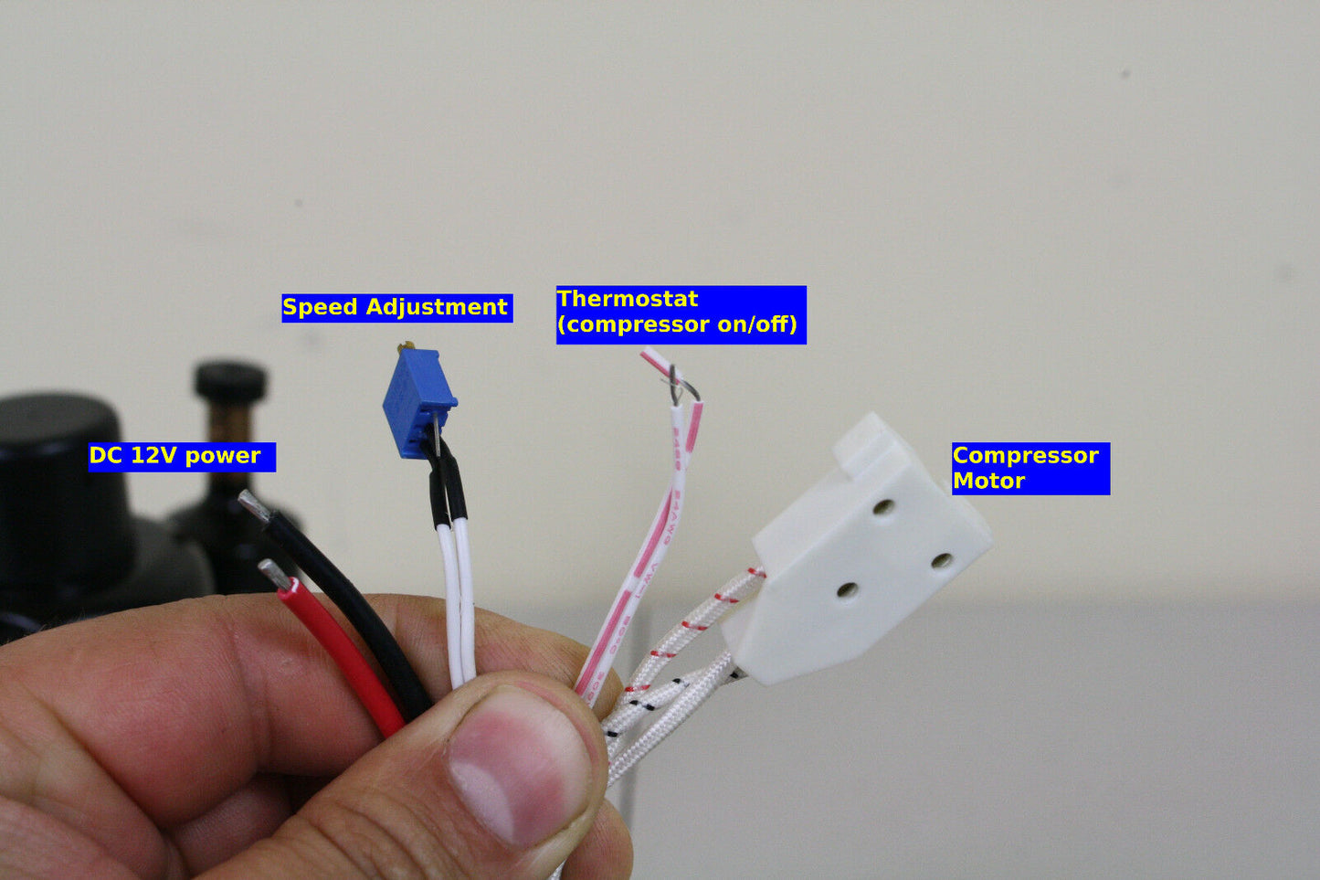 CONTROLLER ONLY FOR Mini Refrigeration Compressor QX19-12 R134a 12V DC
