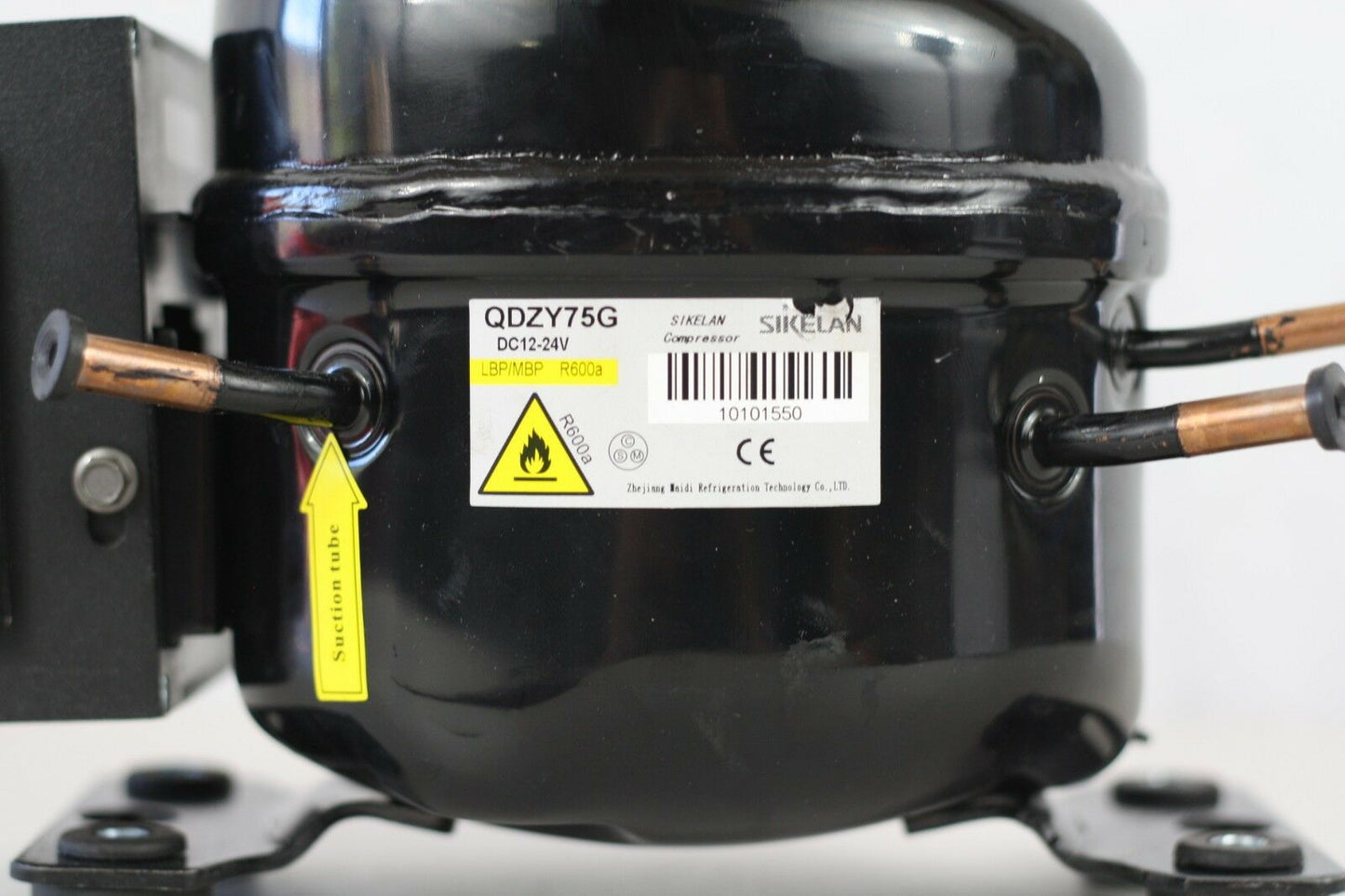 12V 24V DC Refrigeration Compressor Fridge Freezer Mobile Solar QDZY75G R600a