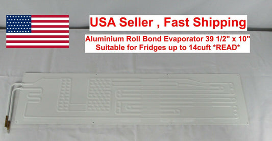 Fridge Freezer Roll Bond Aluminium Evaporator 39 1/2x10" (1000x250mm) 1/4" tube