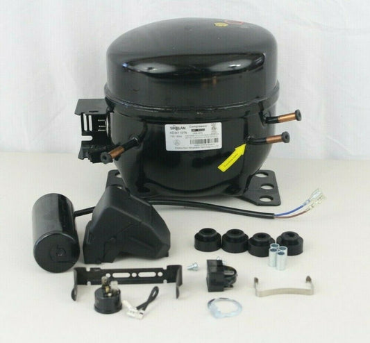 SIKELAN ADW110T6 REFRIGERATION COMPRESSOR 3/8 HP 1058BTU 110-120V R134A 50-60HZ