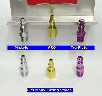 DEEP Pneumatic Air Tool 9 Gun Rack Shelf Holder 14GA Garage Storage Organizer