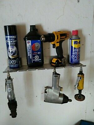 DEEP Pneumatic Air Tool 9 Gun Rack Shelf Holder 14GA Garage Storage Organizer