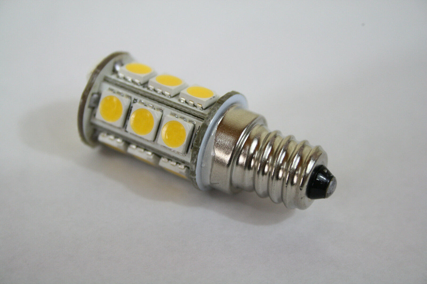 E12 led High quality 5050 DC12V 3.2W  light Bulb Fridge RV boat Solar Warm White