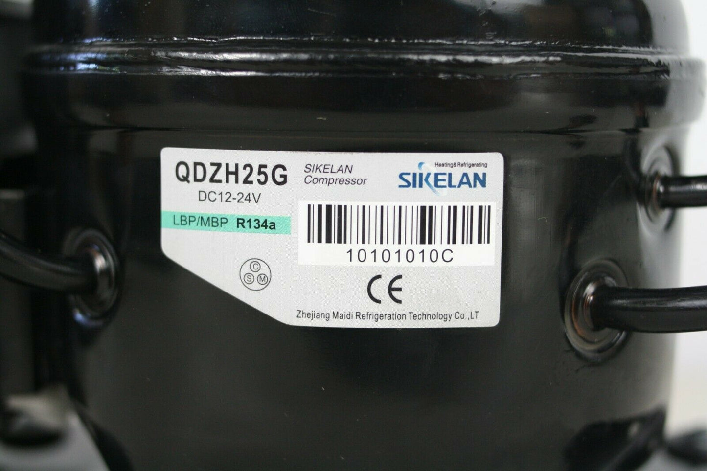 Sikeland QDZH25G 12V 24V DC R134a Refrigeration Compressor Mobile Marine Off-Grid