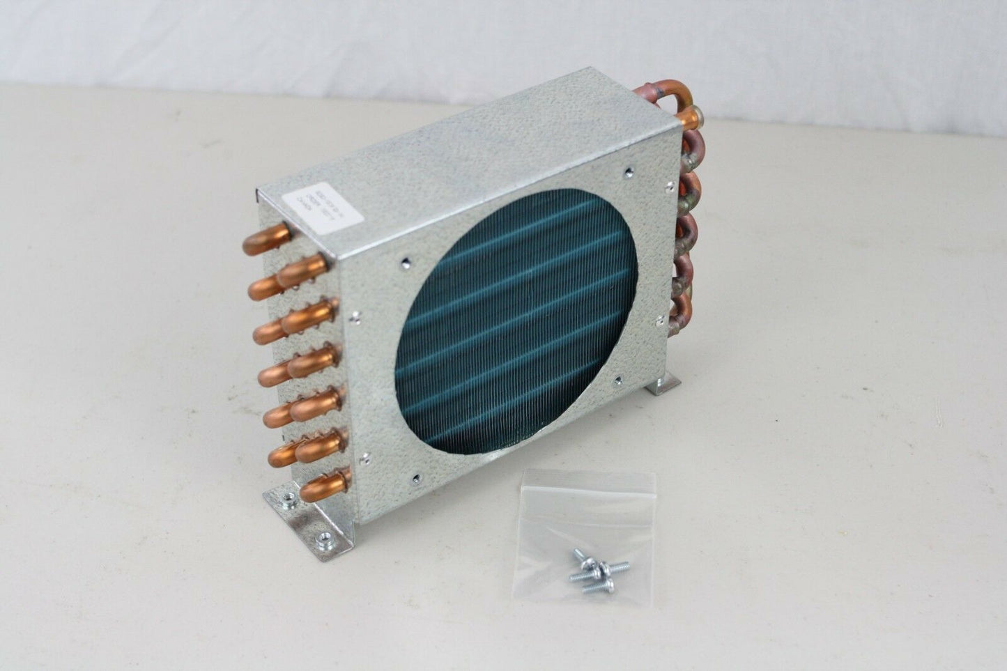 Air cooled Evaporator Condenser 625W 120x120mm 4 row 1/4" tube Copper/Aluminium