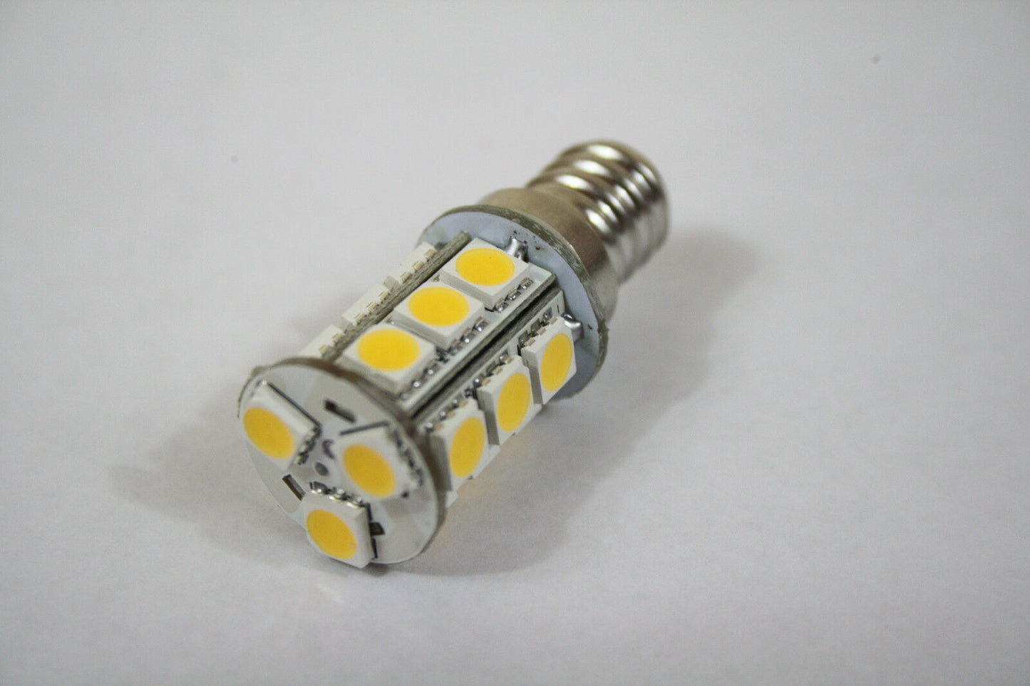 E12 led High quality 5050 DC12V 3.2W  light Bulb Fridge RV boat Solar Warm White