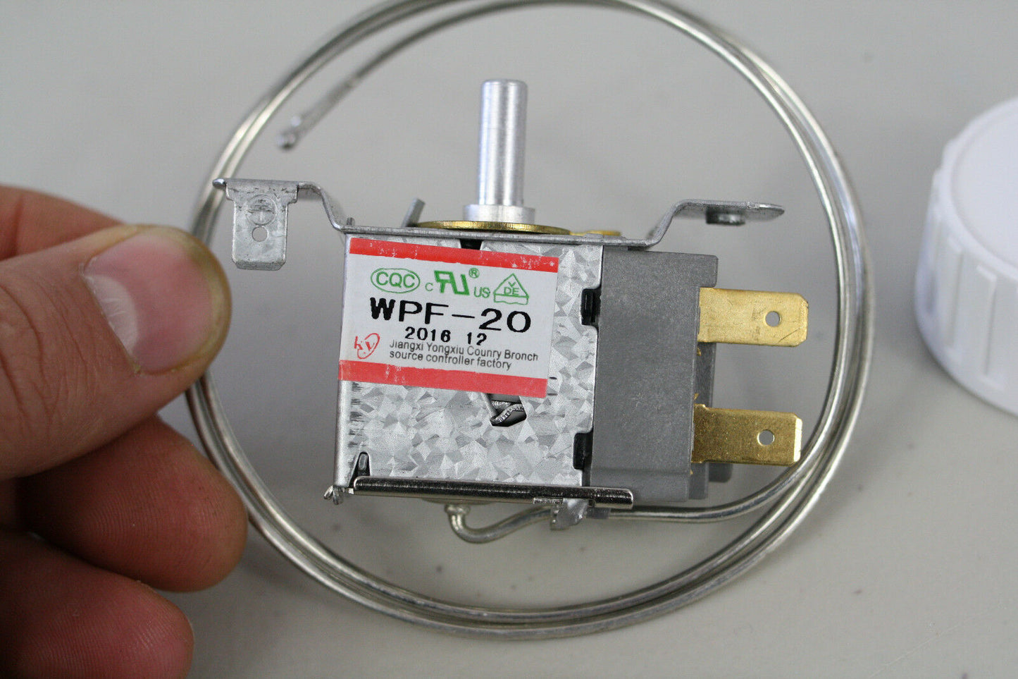 WPF-20 Universal Thermostat 2-pins KIT Freezer Refrigerator with Bracket Dial