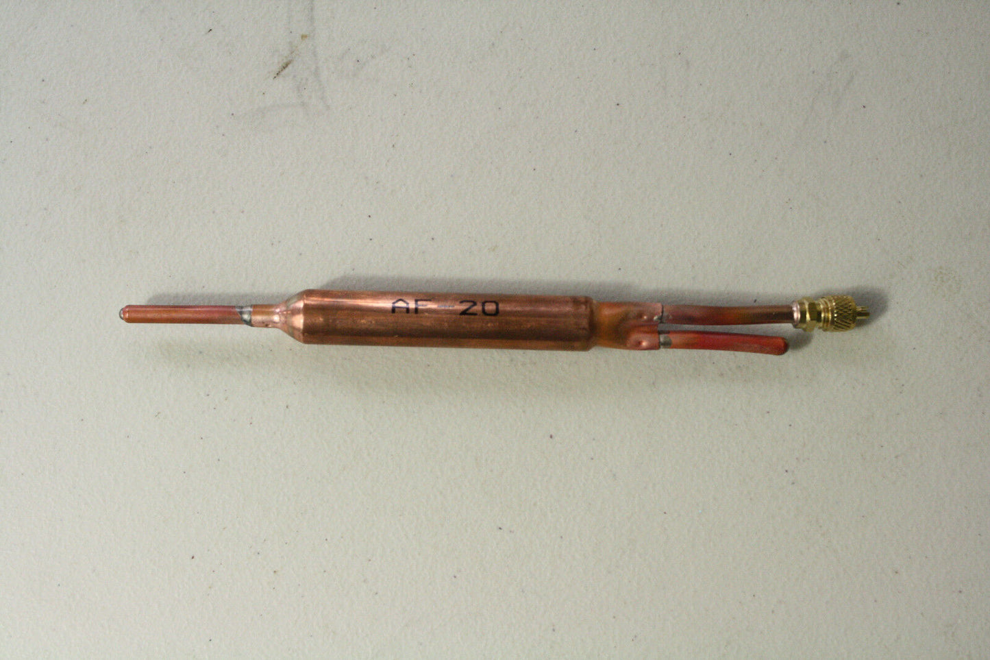 Freezer Fridge A/C Refrigeration Copper Filter Dryer 20G 1/4" Sweat Valve 1.5Ton