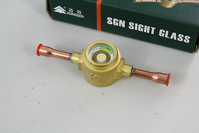 Sight Glass 1/4 Solder SGN-1/4ODF Moisture Indicator Refrigeration HVAC