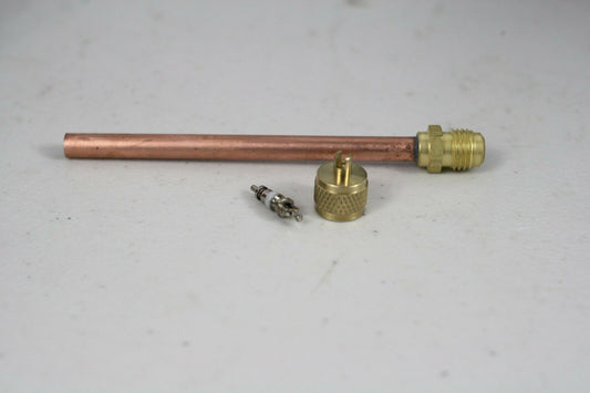 Air Conditioner Refrigeration Fridge AC Filling Service Access Valve 1/4 x 4"