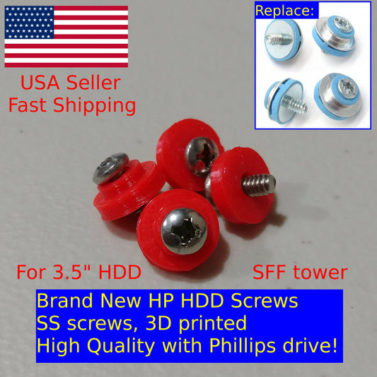 4X HP HDD Mounting Screws 6000 6005 Pro 8000 8100 8200 Elite DC7800 DC7900 SFF