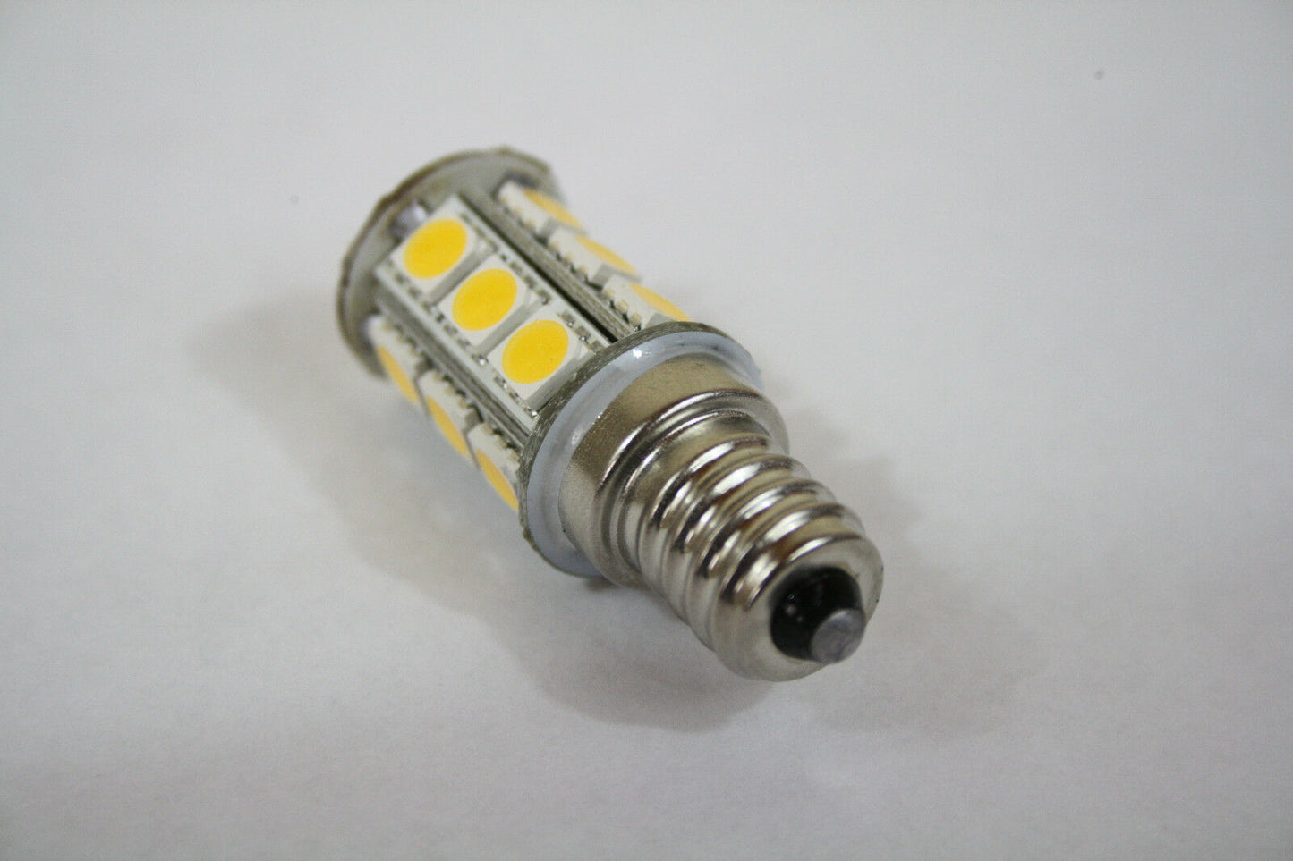 E12 led High quality 5050 DC12V 3.2W  light Bulb Fridge RV boat Solar Warm White