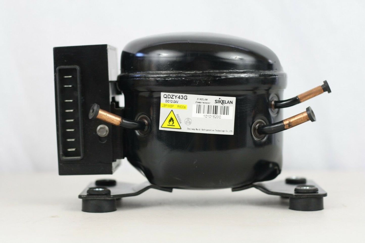Sikeland QDZY43G 12V 24V DC R600a Refrigeration Compressor Mobile Marine Off-Grid
