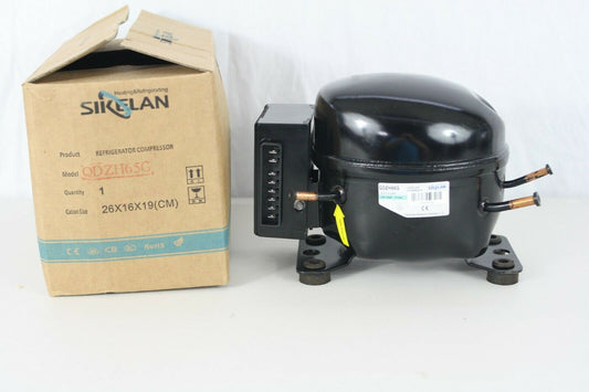 Sikelan QDZH65G 12V 24V DC R134A Refrigeration Compressor Mobile Marine Off-Grid