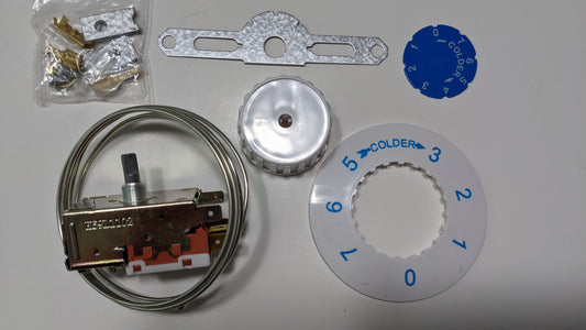 VT9 K59 L1102 Thermostat 3-pins KIT 2 Door(Cabinets) Refrigerator with Dial