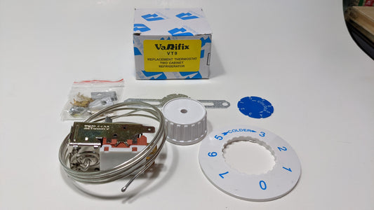 VT9 K59 L1102 Thermostat 3-pins KIT 2 Door(Cabinets) Refrigerator with Dial