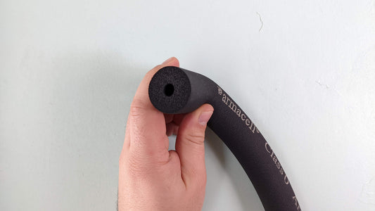 Armaflex Armacell Class O Foam Pipe Insulation 1/4" x1/2"w x6.5ft(2m) 13x006
