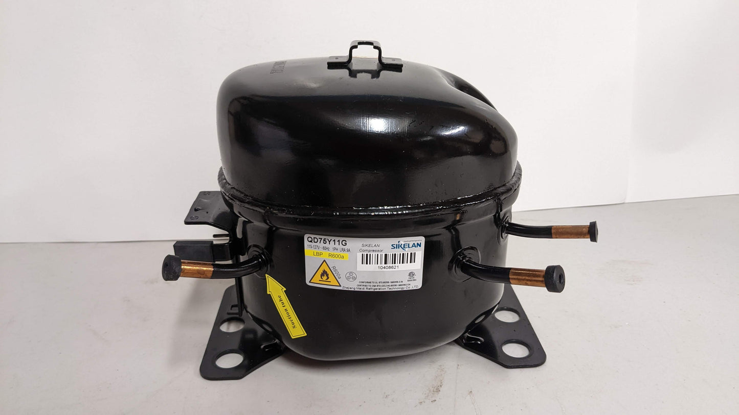 Sikelan QD75Y11G Refrigeration Compressor 1/6-HP 532BTU 110-120V R600a LBP