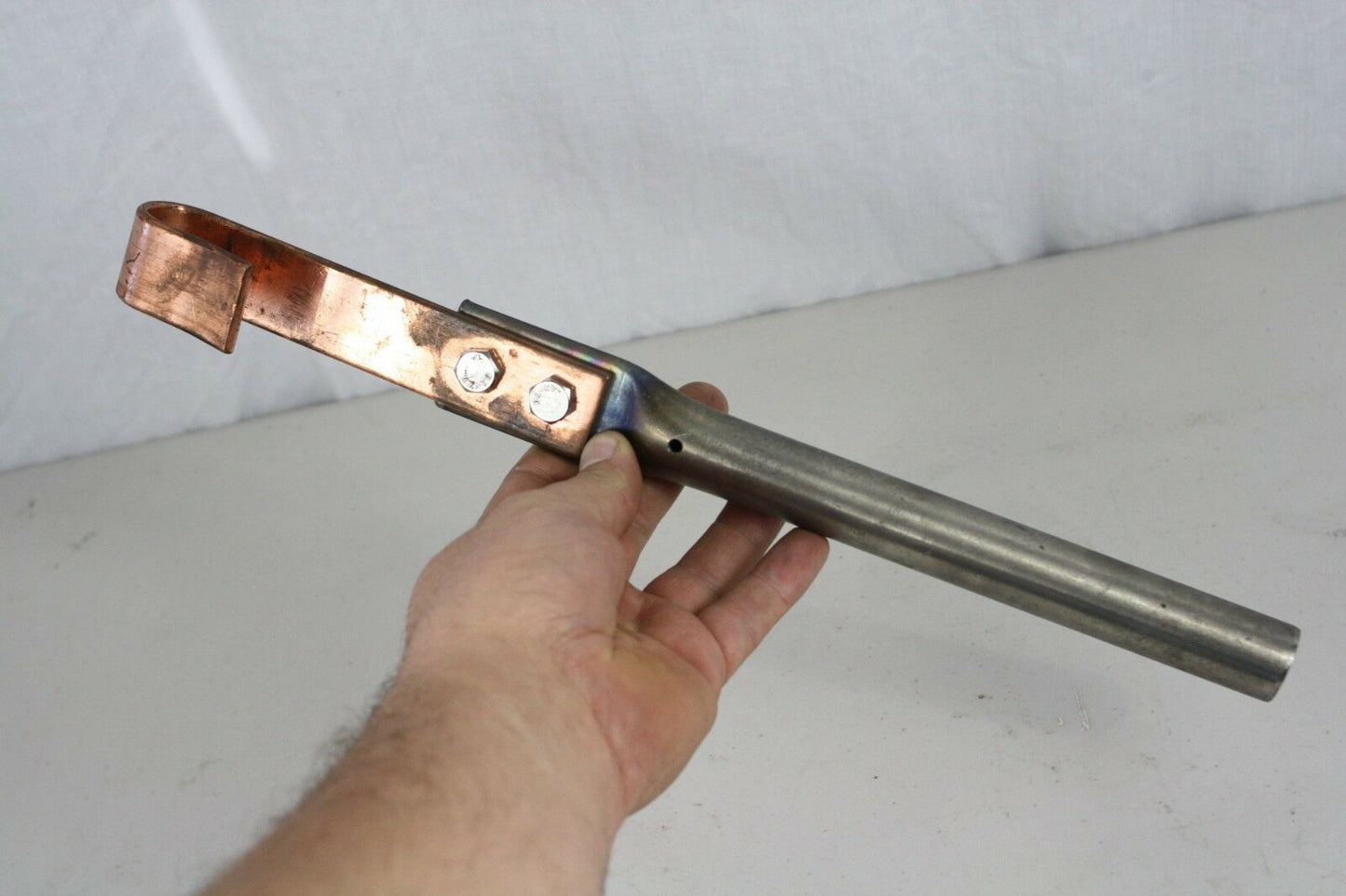 Aluminum Anodizing Titanium 15" Long Shaft 1" Diameter Copper Hook Anodize Rack