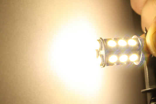 E12 led High quality 5050 DC12V 3.2W  light Bulb Fridge RV boat Solar Warm White