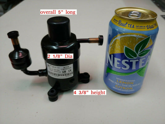 12V DC Mini Refrigeration Compressor Fridge Freezer Marine Solar QX19-12 R134a